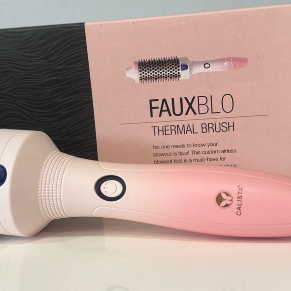 Calista FauxBlo Thermal Brush (Pink Ombre)1.77” Great for Long Hair - Picture 7 of 8